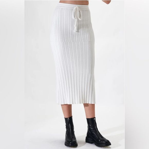 Rue Stiic matching set Mabel bra top Liana midi skirt deep green size large - Picture 11 of 16